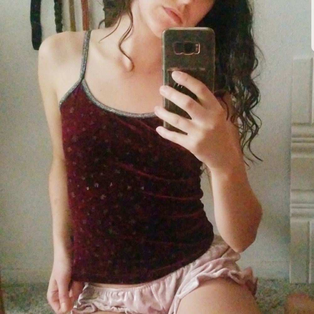 Finesse | Charming Vintage Velvet Cami